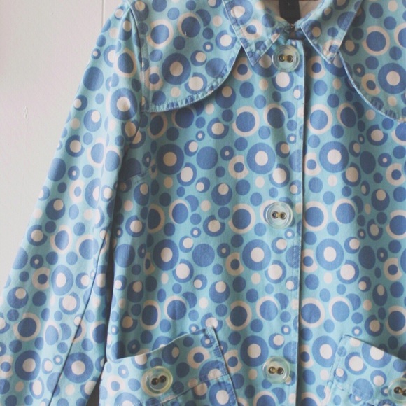 Vintage Marc Jacobs 60s inspired Mod Print Trench Coat - Picture 3 of 4